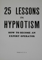25 Lessons In Hypnotism