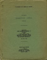 First Collectors Annual