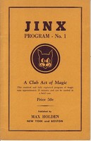 Jinx Program - No. 1