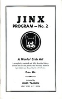 Jinx Program - No. 2