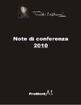 Note Di Conferenza 2010 Aroldo Lattarulo